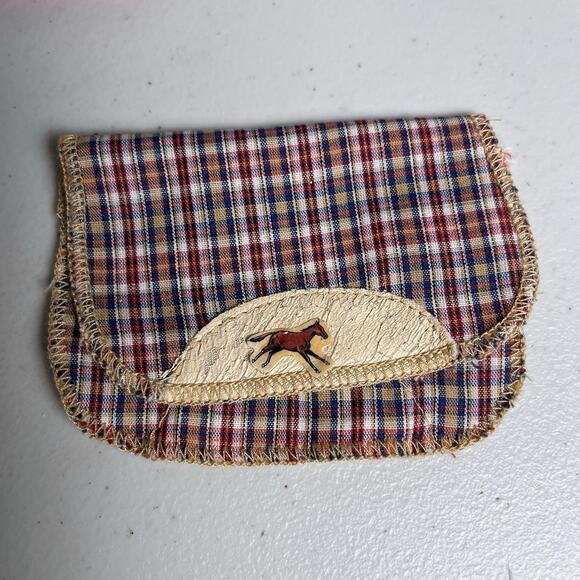 Vintage Barbie Clone Western Outfit Clothes Lot Red Top Pants Scarf Horse Pad - Picture 6 of 14